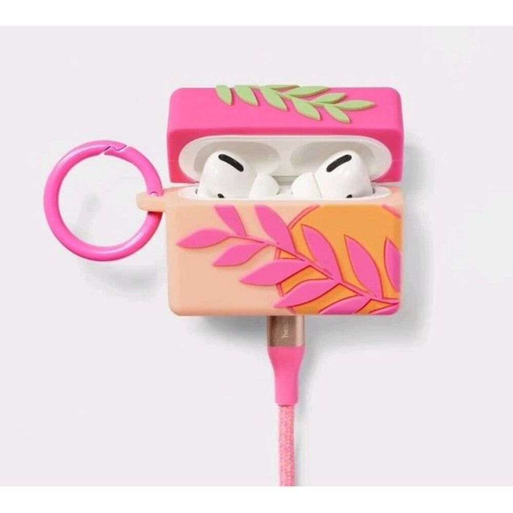 Heyday Apple AirPods Pro 1/2‎ Generation Square Case - with Hibaaq Ibrahim- Pink